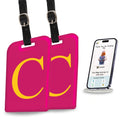Initials Bag tag C [pack 2]